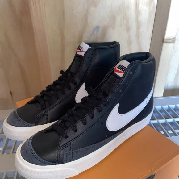 Nike Blazer Mid ‘77 VNTG Black and White Brand BQ6806-002 Men's Size 9 BRAND NEW - Picture 6 of 10